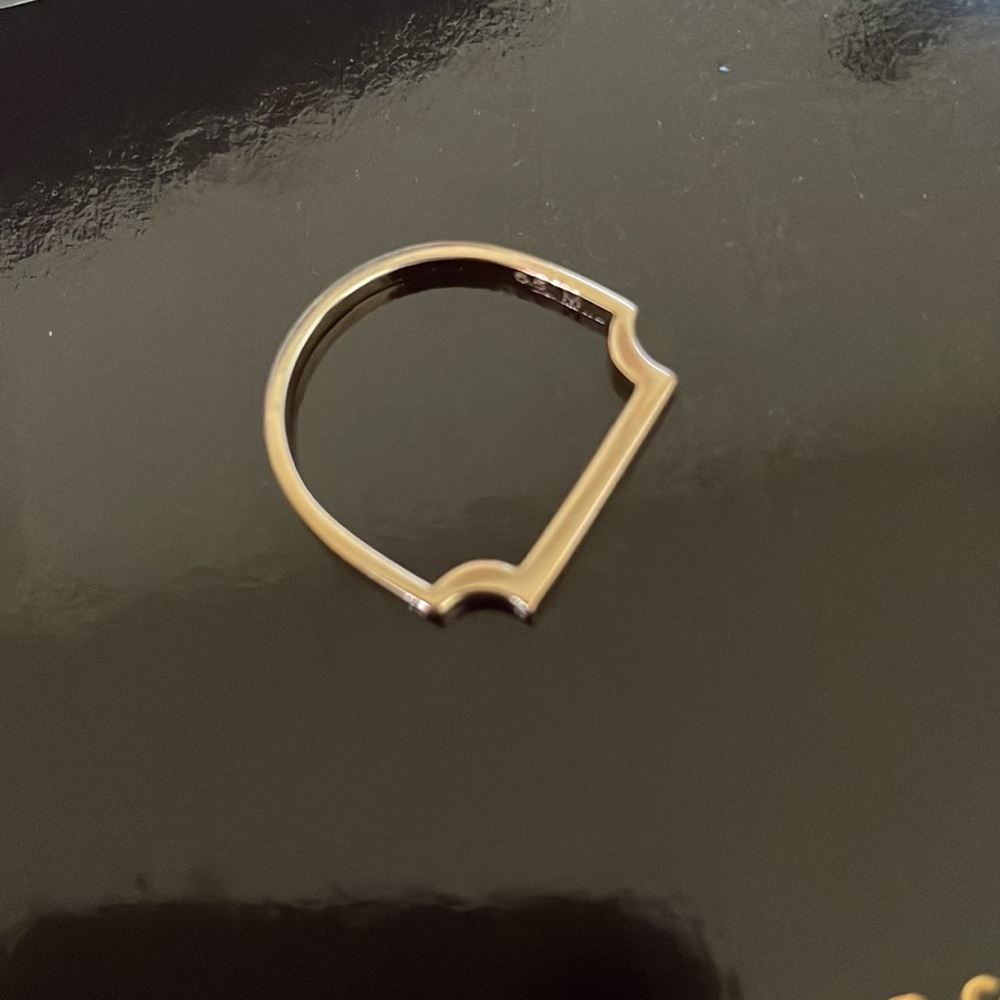 Monica Vinader Gold Signature Thin Ring